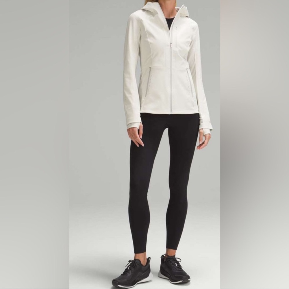 lululemon athletica Cream Hooded Zip Jacket - Picture 5 of 16